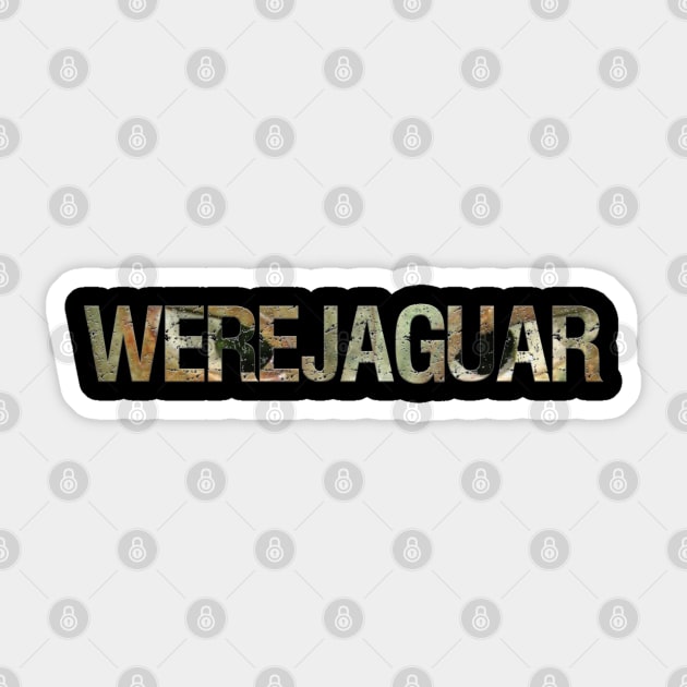 Werejaguar Olmec Mythology Sticker by Styr Designs